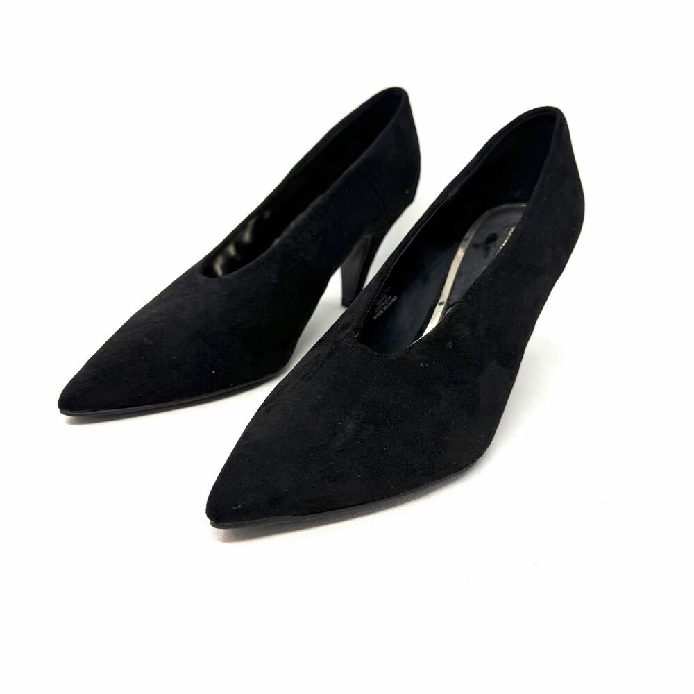 Olivia Miller Penny Pointed Toe Black Size 7 Retro Vibe